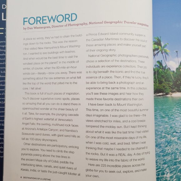 National Geographic - Destinations of a Lifetime Hardcover Book | Travel Photos - Picture 7 of 16